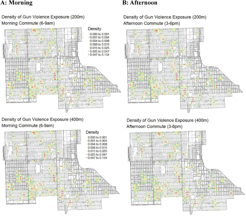 Spatial accessibility to gun violence exposure on walkable routes to and from school