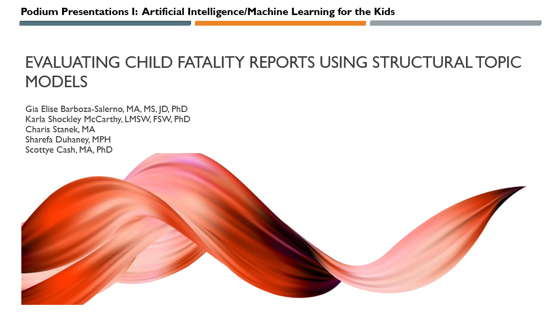 Evaluating Child Fatality Reports using Structural Topic Models